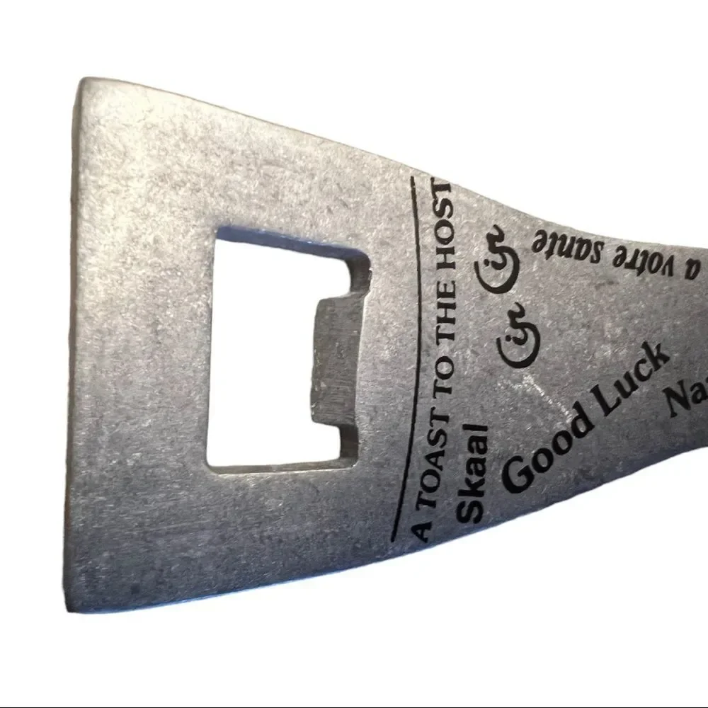 Long Leg with Heel Toast to the Host Bottle Opener Vintage Inspired